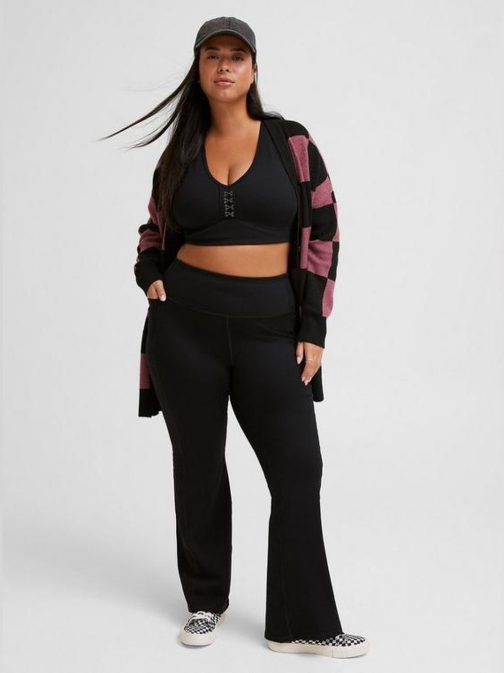 NWT TORRID TRU Boot Cut Active Yoga Pants Black Women’s Plus Size 3 3X 22-24